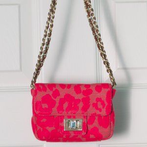 NWT Juicy Couture Hot Pink Leopard Mini Purse
